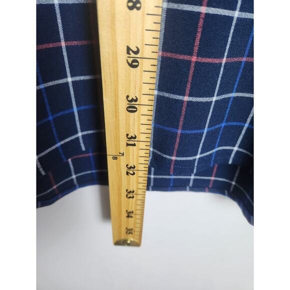 Mizzen + and Main Mens plaid button down shirt sz XL trim fit Careerwear casual - Picture 7 of 8